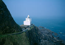 Dans le Devon, le phare Hartland Point. © Philip Plisson / Plisson La Trinité / AA04708 - Photo Galleries - Lighthouse [England]