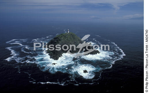 Le Black Rock Mayo vu du ciel. - © Philip Plisson / Plisson La Trinité / AA04740 - Nos reportages photos - Black Rock Mayo [phare de]
