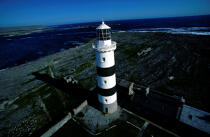 Eeragh, phare sur les Iles d'Aran. © Philip Plisson / Plisson La Trinité / AA04749 - Photo Galleries - Irish Lighthouses