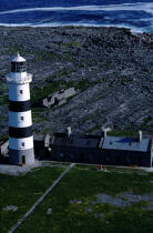 Phare irlandais : Eeragh. © Philip Plisson / Plisson La Trinité / AA04750 - Photo Galleries - Irish Lighthouses