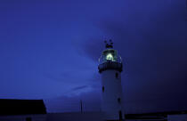 La nuit, le phare de Loop Head en Irlande. © Philip Plisson / Plisson La Trinité / AA04756 - Nos reportages photos - Moment de la journée