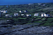 Maisons de Inishmore. © Philip Plisson / Plisson La Trinité / AA04770 - Nos reportages photos - Irlande