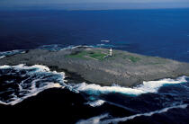 Vue aérienne du phare d'Eeragh. © Philip Plisson / Plisson La Trinité / AA04858 - Photo Galleries - Eeragh [lighthouse]