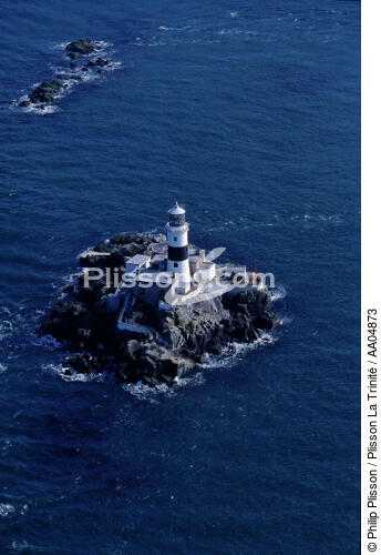 Le phare de Maidens à l'est de l'Irlande. - © Philip Plisson / Plisson La Trinité / AA04873 - Photo Galleries - Irish Lighthouses