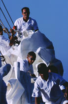 L'equipage. © Philip Plisson / Plisson La Trinité / AA04942 - Photo Galleries - Traditional sailing