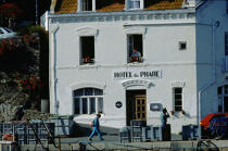 Hotel de Sauzon. © Philip Plisson / Plisson La Trinité / AA04974 - Nos reportages photos - Belle-Ile