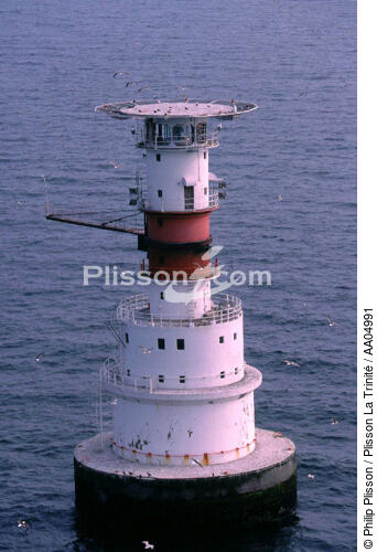 Le phare de Kish en Irlande. - © Philip Plisson / Plisson La Trinité / AA04991 - Nos reportages photos - Phare [Irl]