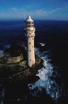 Le phare du Fastnet. © Philip Plisson / Plisson La Trinité / AA05016 - Photo Galleries - Irish Lighthouses