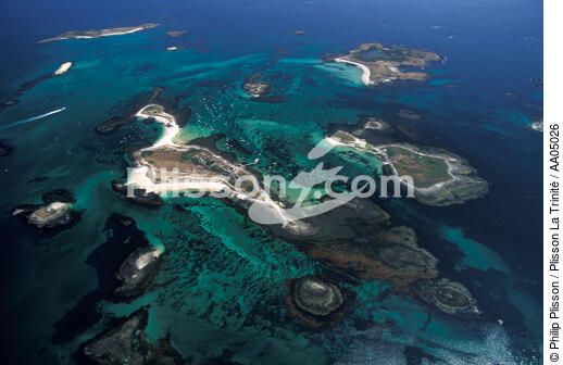 L'archipel des Glénan. - © Philip Plisson / Plisson La Trinité / AA05026 - Photo Galleries - Archipelago