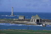 Le phare de la Hague dans la Manche. © Philip Plisson / Plisson La Trinité / AA05110 - Photo Galleries - Maritime activity