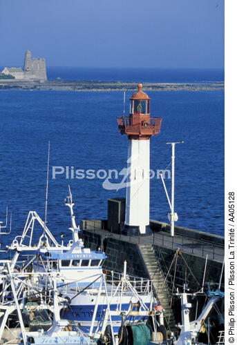 Le port de Saint-Vaast la Hougue. - © Philip Plisson / Plisson La Trinité / AA05128 - Nos reportages photos - Ville [50]