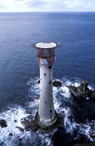 Le phare d'Eddystone sur les côtes anglaises. © Philip Plisson / Plisson La Trinité / AA05254 - Photo Galleries - Maritime activity