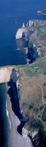 Falaises d'Etretat. © Philip Plisson / Plisson La Trinité / AA05297 - Photo Galleries - Vertical panoramic