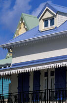 Maisons coloniales. © Philip Plisson / Plisson La Trinité / AA05392 - Photo Galleries - Roof