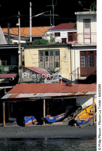 Village de pêcheur à la Martinique - © Philip Plisson / Plisson La Trinité / AA05395 - Photo Galleries - Roof