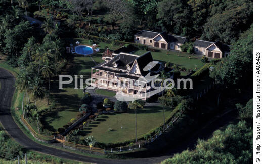 Grande propriété coloniale à la Martinique. - © Philip Plisson / Plisson La Trinité / AA05423 - Nos reportages photos - Martinique [la]