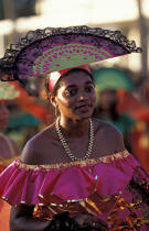 Femme en costume de carnaval [Martinique] © Philip Plisson / Plisson La Trinité / AA05438 - Photo Galleries - Woman