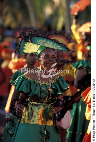 Femme costumée lors du carnaval de Fort-de-France [Martinique] - © Philip Plisson / Plisson La Trinité / AA05442 - Nos reportages photos - Carnaval
