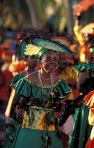 Femme costumée lors du carnaval de Fort-de-France [Martinique] © Philip Plisson / Plisson La Trinité / AA05442 - Photo Galleries - Costume
