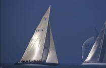 12 mètres Ji pendant le rassemblement à Cowes. © Philip Plisson / Plisson La Trinité / AA05484 - Photo Galleries - Yachting