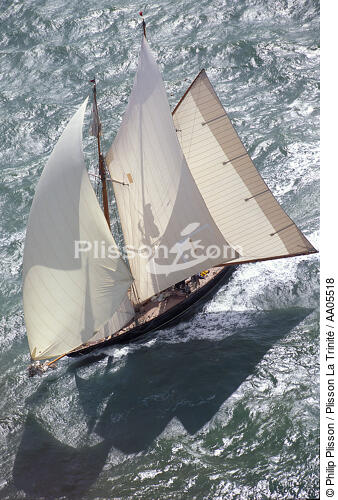 Mariette. - © Philip Plisson / Plisson La Trinité / AA05518 - Photo Galleries - Gaff schooner
