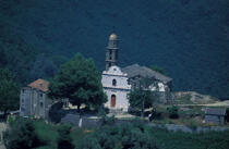 Eglise de Chiatra. © Philip Plisson / Plisson La Trinité / AA05658 - Nos reportages photos - Faune et Flore