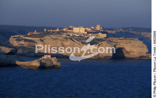 Bonifacio. - © Philip Plisson / Plisson La Trinité / AA05666 - Photo Galleries - Town [Corsica]