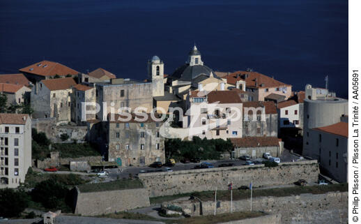 Calvi. - © Philip Plisson / Plisson La Trinité / AA05691 - Photo Galleries - Town [Corsica]