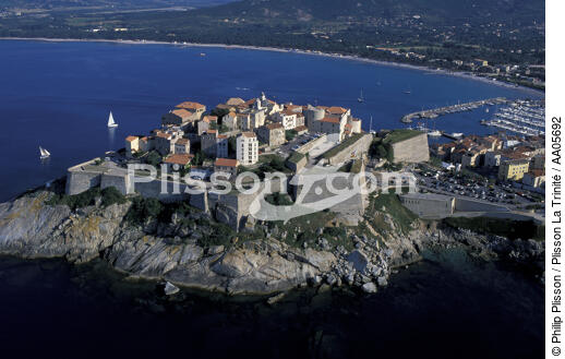 Calvi. - © Philip Plisson / Plisson La Trinité / AA05692 - Photo Galleries - Town [Corsica]
