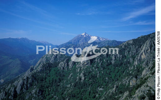 Paysage en Corse. - © Philip Plisson / Plisson La Trinité / AA05768 - Nos reportages photos - Montagne
