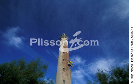 Le phare de Biarritz en réfection. - © Philip Plisson / Plisson La Trinité / AA05814 - Photo Galleries - Town [64]