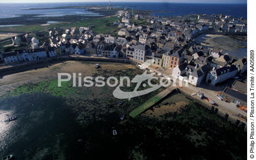 Le port de Sein. - © Philip Plisson / Plisson La Trinité / AA05889 - Nos reportages photos - Mer d'Iroise