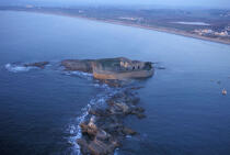 Fort-Bloqué, près de Lorient. © Philip Plisson / Plisson La Trinité / AA05947 - Nos reportages photos - Fort