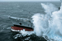 The frigate Germinal. © Philip Plisson / Plisson La Trinité / AA06023 - Photo Galleries - Maritime activity