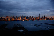 Manhattan, quartier new-yorkais et l'Hudson River. © Philip Plisson / Plisson La Trinité / AA06042 - Nos reportages photos - Ville [New York]