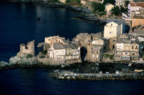 Erbalunga, petit port sur le Cap Corse. © Philip Plisson / Plisson La Trinité / AA06085 - Photo Galleries - Town [Corsica]