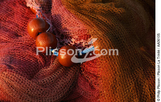 Filet de pêche. - © Philip Plisson / Plisson La Trinité / AA06105 - Photo Galleries - Fishing nets