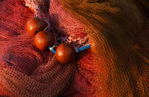 Filet de pêche. © Philip Plisson / Plisson La Trinité / AA06105 - Photo Galleries - Fishing nets