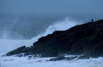 Tempête sur la côte sauvage de Quiberon. © Philip Plisson / Plisson La Trinité / AA06115 - Photo Galleries - Wave