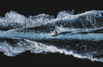 Wake board. © Philip Plisson / Plisson La Trinité / AA06179 - Photo Galleries - Water skiing