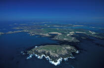 Vue aérienne des Scilly. © Philip Plisson / Plisson La Trinité / AA06235 - Photo Galleries - Scilly Isles [The]