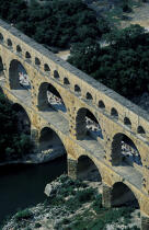 Le Pont du Gard © Philip Plisson / Plisson La Trinité / AA06332 - Nos reportages photos - Hydrologie