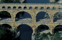 Le célèbre Pont du Gard. © Philip Plisson / Plisson La Trinité / AA06334 - Photo Galleries - River