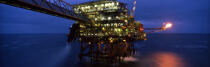 La plateforma pétrolière de Claymore. © Philip Plisson / Plisson La Trinité / AA06403 - Photo Galleries - Oil industry