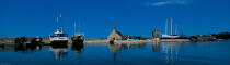 Camaret-sur-mer et sa chapelle de Rocamadour. © Philip Plisson / Plisson La Trinité / AA06464 - Nos reportages photos - Panoramique horizontal