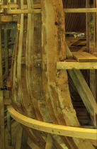 Construction d'une frégate : L'Hermione. © Philip Plisson / Plisson La Trinité / AA06582 - Nos reportages photos - Chantier naval