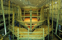 The Hermione under construction. © Philip Plisson / Pêcheur d’Images / AA06587 - Photo Galleries - Shipyard