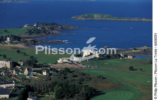 Dinard et son golf. - © Philip Plisson / Plisson La Trinité / AA06591 - Nos reportages photos - Site [35]