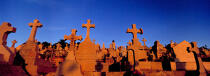Le cimetière de Sète. © Philip Plisson / Plisson La Trinité / AA06649 - Nos reportages photos - Panoramique horizontal