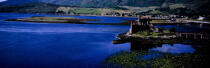 Eilean Donan castle. © Philip Plisson / Plisson La Trinité / AA06660 - Nos reportages photos - Panoramique horizontal